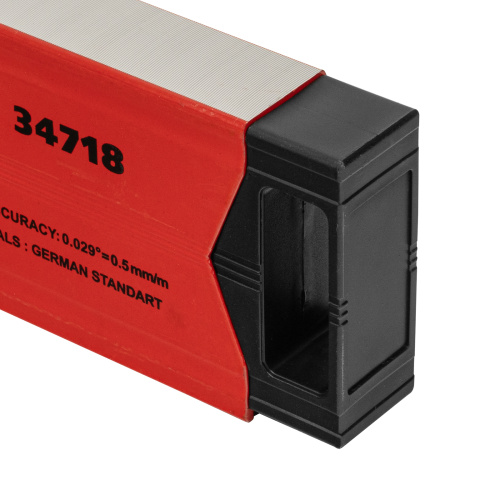 Уровень алюминиевый магнитный, 1800 мм, фрезерованный, 3 глазка (1 зеркальный) усиленный Matrix по ценам производителя в Краснодаре с доставкой по всей России