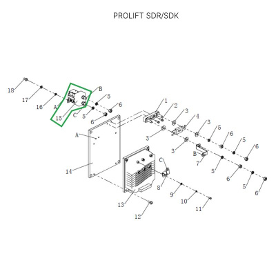Контактор питания контроллера для штабелеров SDR/SDK 1,5-1,6 т, для тележек SK20 по ценам производителя в Краснодаре с доставкой по всей России