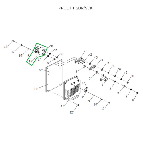 Контактор питания контроллера для штабелеров SDR/SDK 1,5-1,6 т, для тележек SK20 по ценам производителя в Краснодаре с доставкой по всей России