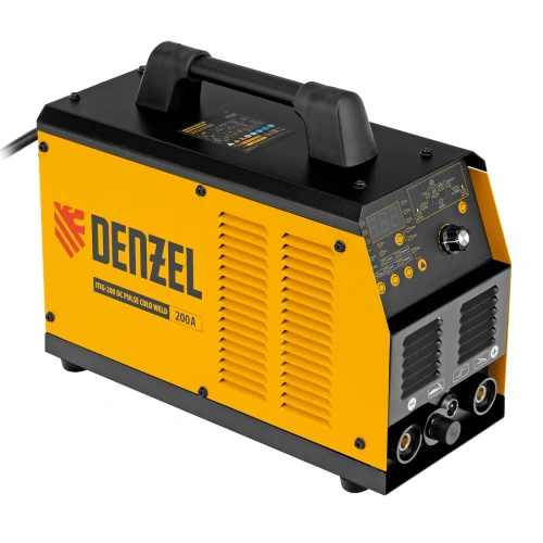Аппарат инвертор. аргонодуговой сварки ITIG-200 DС Pulse Cold Weld, 200 А, ПВ 60% Denzel по ценам производителя в Краснодаре с доставкой по всей России