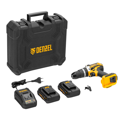 Дрель-шуруповерт аккумуляторная ударная бесщет CIDB-18-02, Li-Ion, 18 В Denzel по ценам производителя в Краснодаре с доставкой по всей России