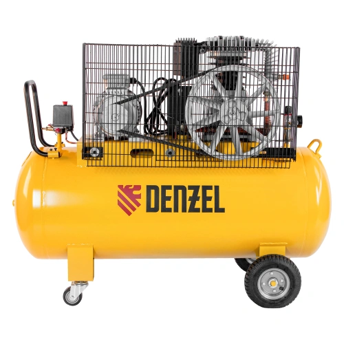 Компрессор воздушный, ременный привод BCI4000-T/200, 4.0 кВт, 200 литров, 690 л/мин Denzel по ценам производителя в Краснодаре с доставкой по всей России