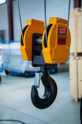 Таль передвижная двухскоростная с уменьшенной строительной высотой  3,2т  6м 4/1 380В электрическая канатная TOR SHA8 2D по ценам производителя в Краснодаре с доставкой по всей России