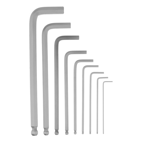 Набор ключей имбусовых, HEX, 1,5-10 мм, CrV, 9 шт., удлиненные, с шаром Сибртех по ценам производителя в Краснодаре с доставкой по всей России