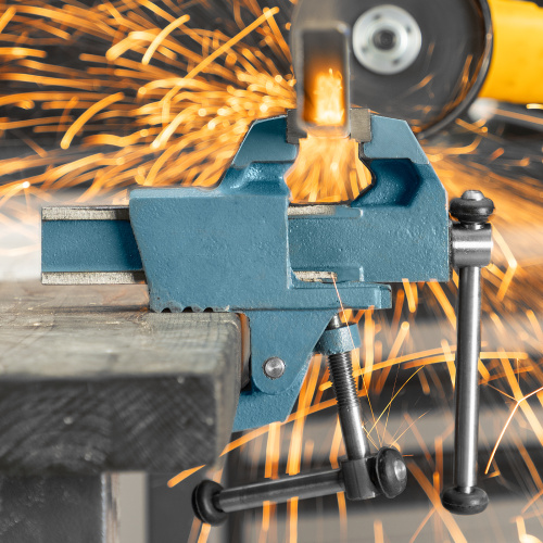 Тиски слесарные, 63 мм, крепление для стола, винтовой зажим (Глазов) по ценам производителя в Краснодаре с доставкой по всей России