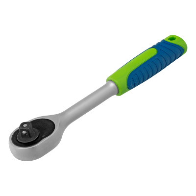 Ключ-трещотка 3/8", 45 зубьев, с быстрым сбросом, матовый хром Сибртех по ценам производителя в Краснодаре с доставкой по всей России