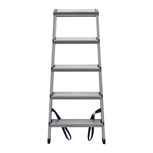 Стремянка двусторонняя 5 ступеней, алюминиевая, Сибртех по ценам производителя в Краснодаре с доставкой по всей России