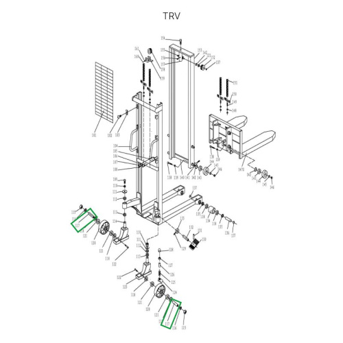 Ось поворотного колеса для TRV по ценам производителя в Краснодаре с доставкой по всей России