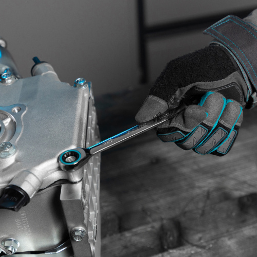 Набор ключей комбинированных с трещоткой, 8-19 мм, 7 шт, CrV Gross по ценам производителя в Краснодаре с доставкой по всей России