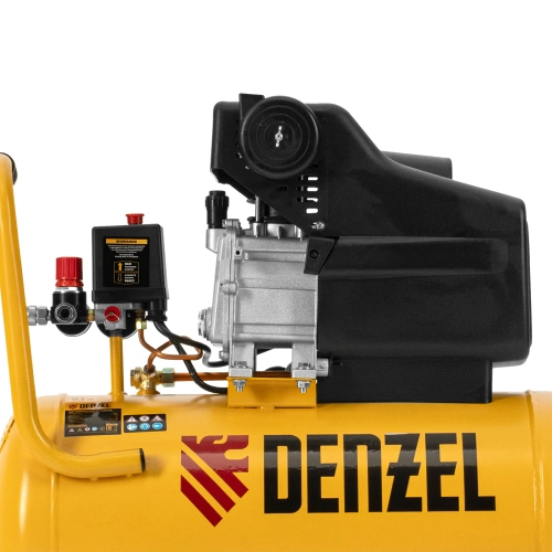 Компрессор воздушный, прямой привод DC1500/50, 1.5 кВт, 50 литров, 220 л/мин Denzel по ценам производителя в Краснодаре с доставкой по всей России