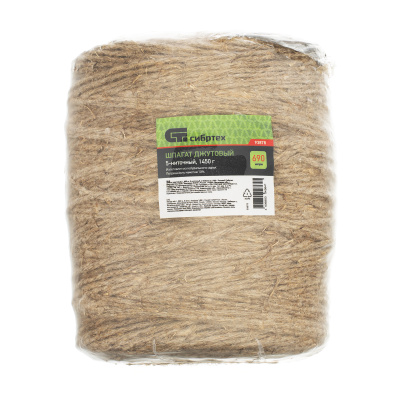 Шпагат джутовый, 2.5 мм, L 690 м, 5-ниточный, Сибртех по ценам производителя в Краснодаре с доставкой по всей России