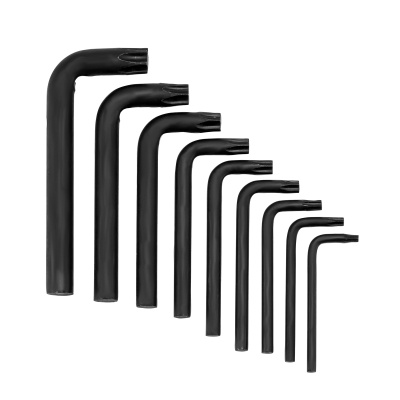 Набор ключей имбусовых Torx 9 шт: T10, 15, 20, 25, 27, 30, 40, 45, 50, оксидированные, на кольце Sparta по ценам производителя в Краснодаре с доставкой по всей России