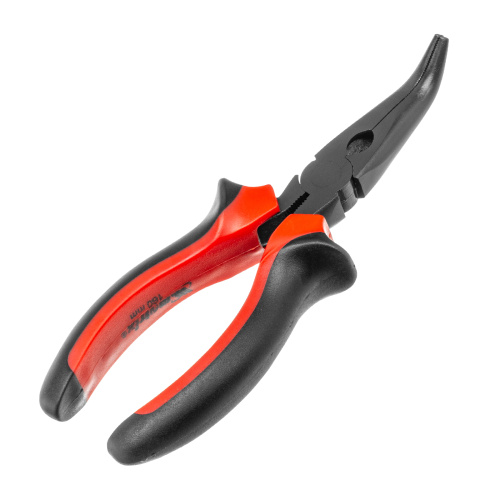 Длинногубцы изогнутые Black Nickel, 160 мм, двухкомпонентные рукоятки Matrix по ценам производителя в Краснодаре с доставкой по всей России