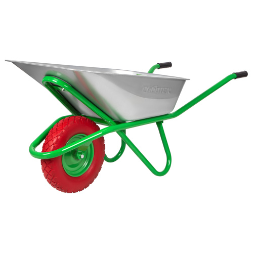 Тачка садово-строительная с PU колесом, грузоподъемность 180 кг, объем 90 л Сибртех по ценам производителя в Краснодаре с доставкой по всей России