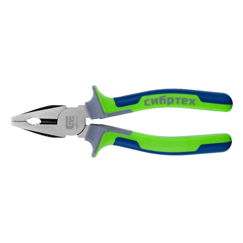 Плоскогубцы комбинированные, 200 мм, фосфатирование, трехкомпонентные рукоятки Сибртех по ценам производителя в Краснодаре с доставкой по всей России