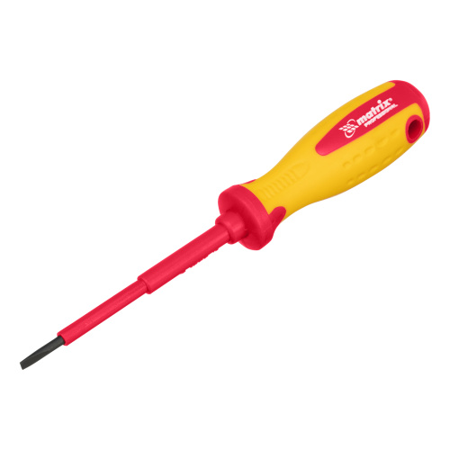 Отвертка Insulated, SL3 x 80 мм, CrMo, до 1000 В, двухкомпонентная рукоятка Matrix Professional по ценам производителя в Краснодаре с доставкой по всей России
