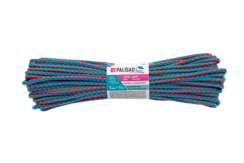 Шнур бельевой полипропиленовый с сердечником, 5 мм, L 15 м, цветной, Home Palisad по ценам производителя в Краснодаре с доставкой по всей России