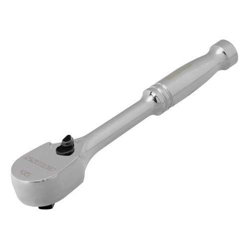 Ключ-трещотка 1/4", CrV, 120 зубьев, цельнометаллический, хром Gross по ценам производителя в Краснодаре с доставкой по всей России