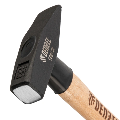 Молоток слесарный, 500 г, кованый квадратный боек, буковая рукоятка Denzel по ценам производителя в Краснодаре с доставкой по всей России