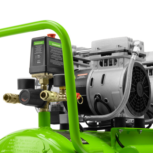 Компрессор безмаслянный малошумный МБ 2000/50, 2000 Вт, 50л, 300 л/мин Сибртех по ценам производителя в Краснодаре с доставкой по всей России