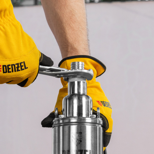 Скважинный насос DWS-4-100, винтовой, диаметр 4", 800 Вт, 1700 л/ч, напор 100 м Denzel по ценам производителя в Краснодаре с доставкой по всей России