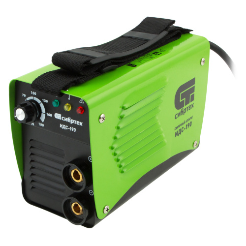 Аппарат инверторный дуговой сварки ИДС-190, 190 А, ПВ 80%, диаметр электрода 1.6-4 мм Сибртех по ценам производителя в Краснодаре с доставкой по всей России