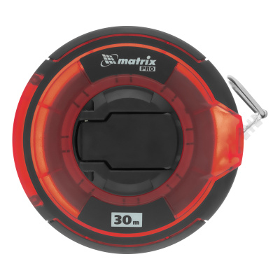 Рулетка геодезическая 30 м х 12,5 мм, закрытый корпус, стальная лента, односторонняя шкала, Pro Matrix по ценам производителя в Краснодаре с доставкой по всей России