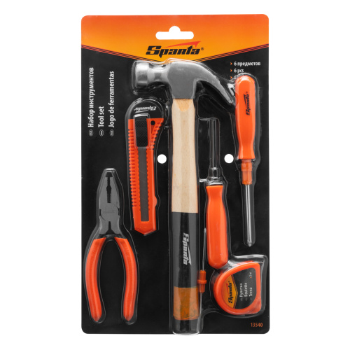 Набор инструментов бытовой, 6 предметов Sparta по ценам производителя в Краснодаре с доставкой по всей России