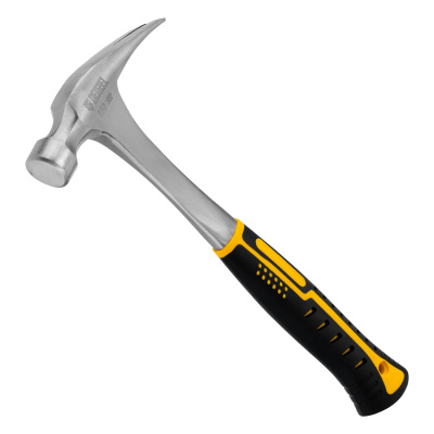 Молоток-гвоздодер 350 г, цельнометаллический, двухкомпонентная рукоятка Denzel по ценам производителя в Краснодаре с доставкой по всей России