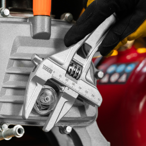 Ключ разводной 205 мм, алюминиевый Denzel по ценам производителя в Краснодаре с доставкой по всей России