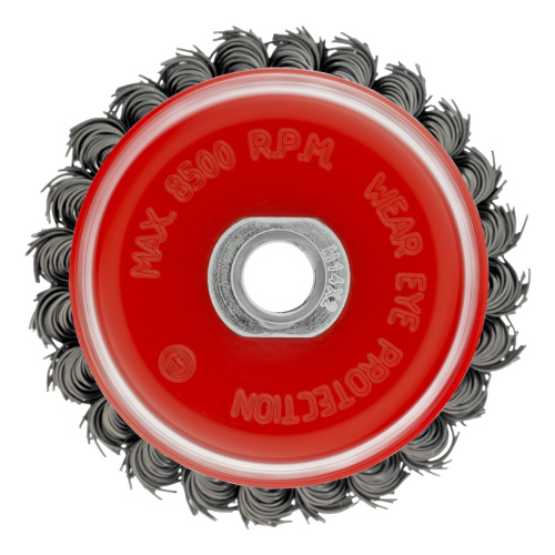 Щетка для УШМ, 100 мм, М14, "чашка", крученая проволока 0.8 мм Matrix по ценам производителя в Краснодаре с доставкой по всей России