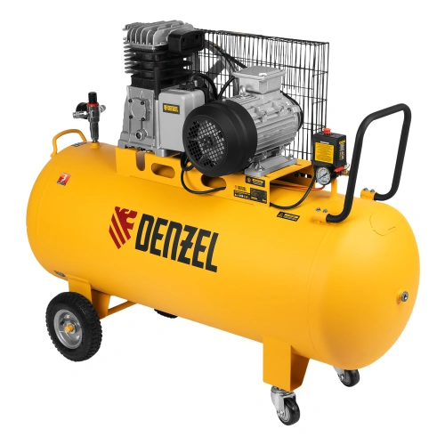 Компрессор воздушный BCI3000-T/200, ременный привод , 3.0 кВт, 200 литров, 530 л/мин Denzel по ценам производителя в Краснодаре с доставкой по всей России