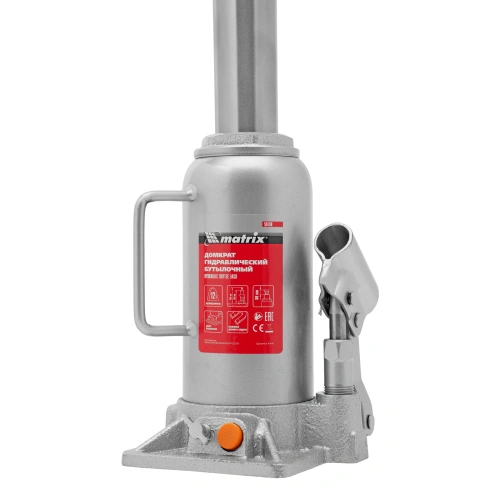 Домкрат гидравлический бутылочный, 12 т, h подъема 230-465 мм Matrix по ценам производителя в Краснодаре с доставкой по всей России
