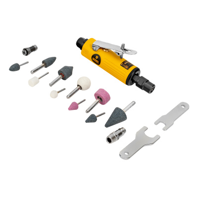 Пневмошлифмашина прямая PGS25000, 25000 об/мин, 10 шлиф. камней, цанга - 3, 6 мм, 113 л/мин Denzel по ценам производителя в Краснодаре с доставкой по всей России