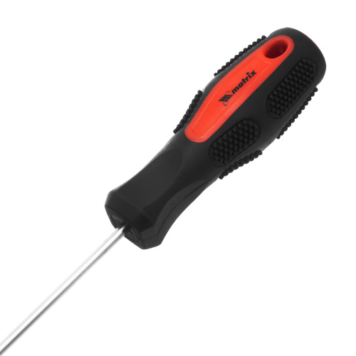 Отвертка Anti-Slip, SL3 х 100 мм, CrV, двухкомпонентная рукоятка Matrix по ценам производителя в Краснодаре с доставкой по всей России