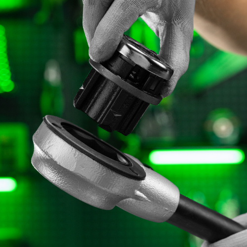 Трещотка для клуппов с удлинителем Сибртех по ценам производителя в Краснодаре с доставкой по всей России