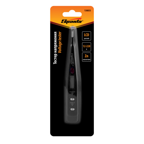 Тестер напряжения 12-220 В, жидкокристаллический дисплей с неоновой лампочкой Sparta по ценам производителя в Краснодаре с доставкой по всей России