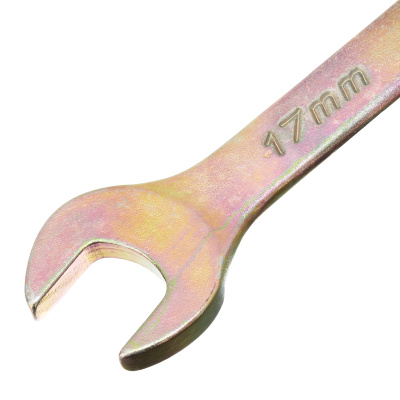 Ключ комбинированный, 17 мм, желтый цинк Сибртех по ценам производителя в Краснодаре с доставкой по всей России