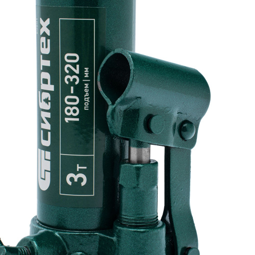 Домкрат гидравлический бутылочный, 3 т, 180-320 мм Сибртех по ценам производителя в Краснодаре с доставкой по всей России