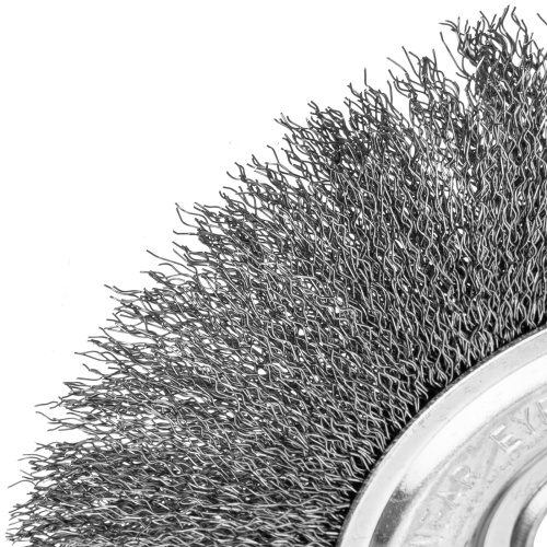 Щетка для УШМ, 175 мм, посадка 22.2 мм, плоская, витая проволока 0.3 мм Сибртех по ценам производителя в Краснодаре с доставкой по всей России