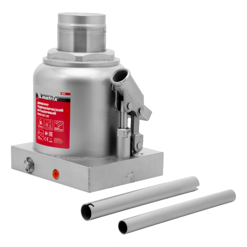 Домкрат гидравлический бутылочный, 50 т, h подъема 236-356 мм Matrix по ценам производителя в Краснодаре с доставкой по всей России