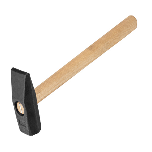 Молоток слесарный, 1000 г, квадратный боек, деревянная рукоятка по ценам производителя в Краснодаре с доставкой по всей России