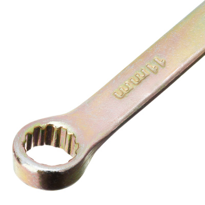 Ключ комбинированный, 11 мм, желтый цинк Сибртех по ценам производителя в Краснодаре с доставкой по всей России