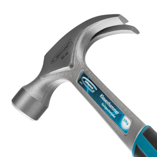 Молоток-гвоздодер, 570 г, цельнокованый, трехкомпонентная рукоятка Gross по ценам производителя в Краснодаре с доставкой по всей России