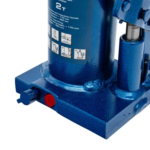 Домкрат гидравлический бутылочный телескопический, 2 т, H подъема 170-380 мм Stels по ценам производителя в Краснодаре с доставкой по всей России