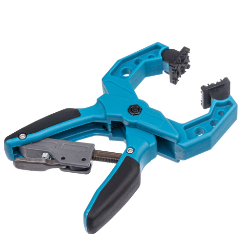 Струбцина клещеобразная 1-1/2, пластиковый корпус, храповой механизм жесткой фиксации, 38 мм Gross по ценам производителя в Краснодаре с доставкой по всей России