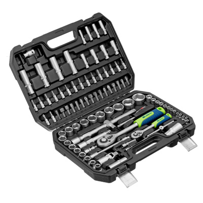 Набор инструментов, 1/2", 1/4", пластиковый кейс, 94 предмета// Сибртех по ценам производителя в Краснодаре с доставкой по всей России