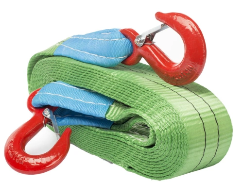 Буксир текстильный ленточный 8,0 т 5,0 м (крюк-крюк) по ценам производителя в Краснодаре с доставкой по всей России