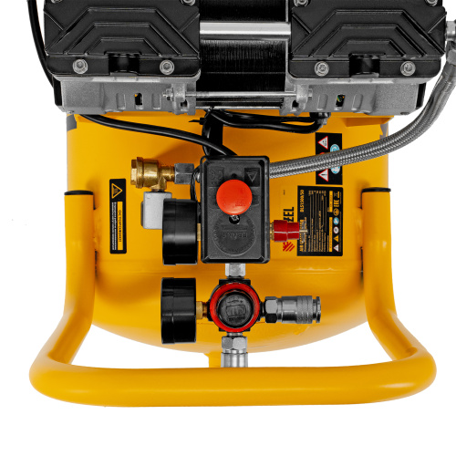 Компрессор безмасляный, малошумный DLS 1500/50, 1500 ВТ, 2x750, 50 л, 260 л/мин Denzel по ценам производителя в Краснодаре с доставкой по всей России