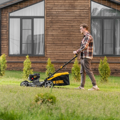 Газонокосилка бензиновая GLR-510SP-ZS, 171 см3, ширина 51 см, привод, травосборник 65 л Denzel по ценам производителя в Краснодаре с доставкой по всей России